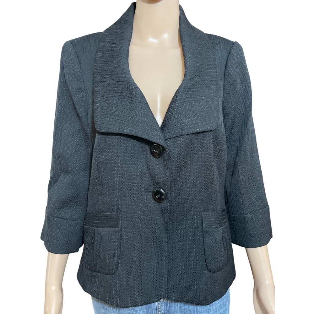 NWT Classiques Entier Black Blazer Size Large